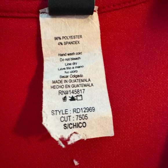 Women’s Red Mini Dress by Windsor size S - Picture 7 of 7